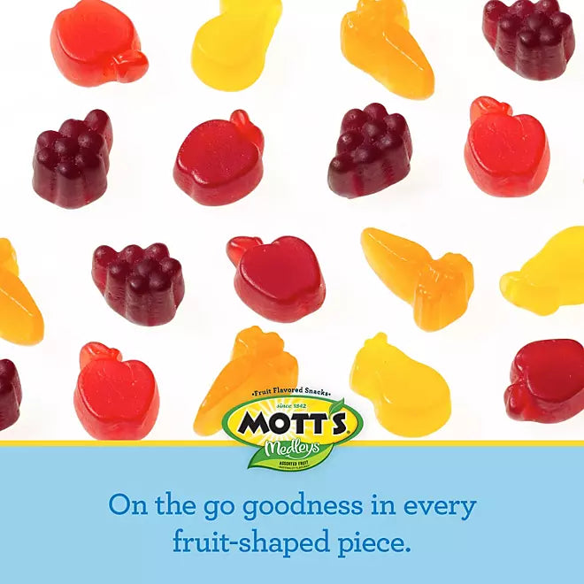 Mott's Fruit Flavored Snacks Assorted Fruit 0.8 oz., 90 pk.