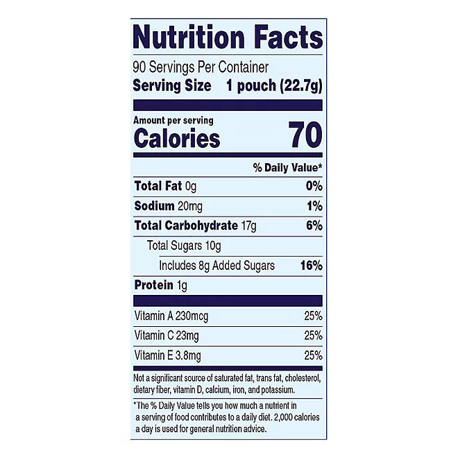 Welch's Mixed Fruit Fruit Snack (90 ct.) .8 oz Pouches