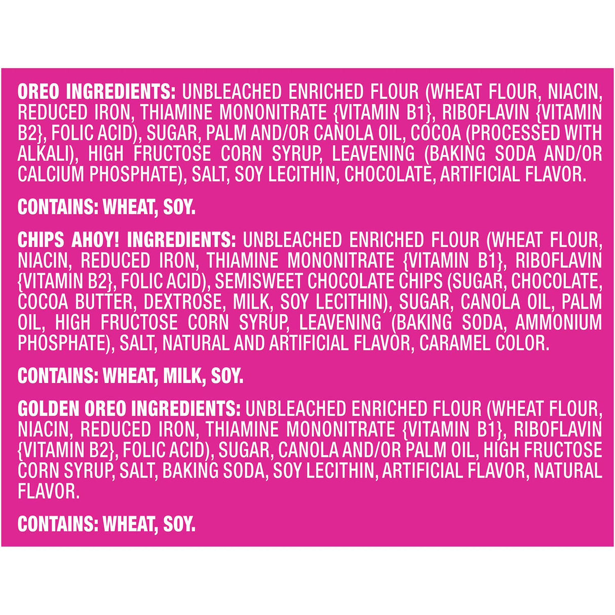 Nabisco Sweet Treats Variety Pack, 60 pk.