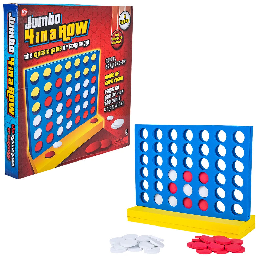 Jumbo 4 In A Row Game 20"x19" (Case Pack Quantity: 1) $31.00 per piece
