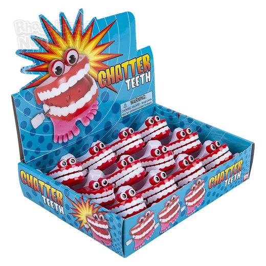 Chatter Teeth With Eyes 1.75" (Case Pack Quantity: 12) $1.50 per piece