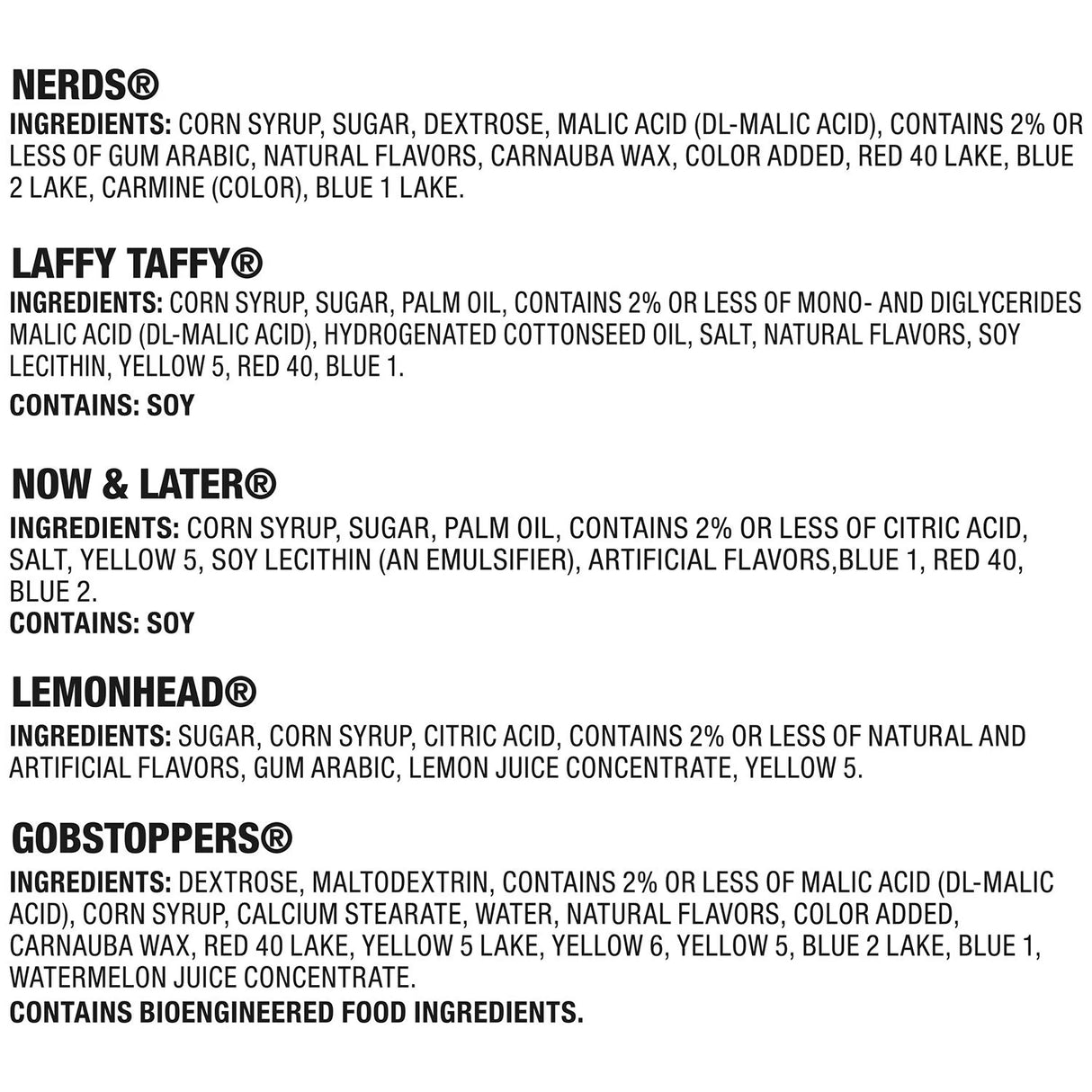 Nerds Classic Fun, Halloween Candy, Variety Mix Bag, 105.7 oz, 430 pcs.