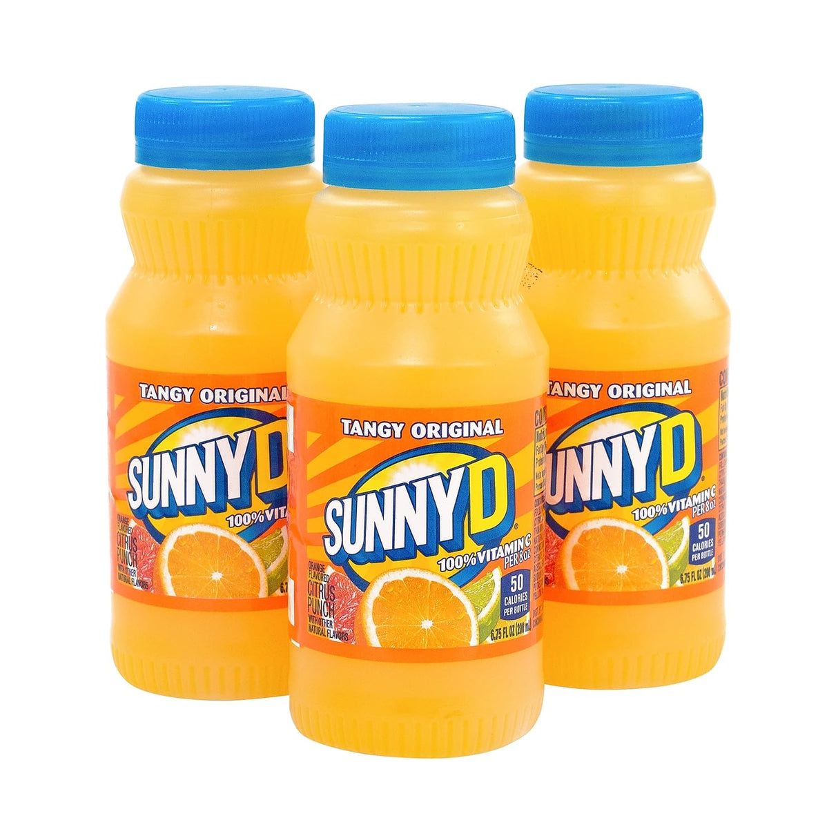 SunnyD Tangy Original Orange Flavored Citrus Punch, 6.75 fl. oz. - (24PC)