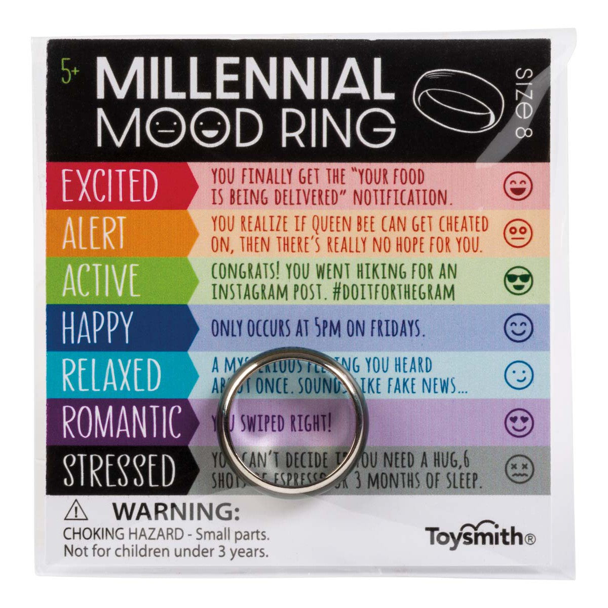 Fun Millennial Mood Rings