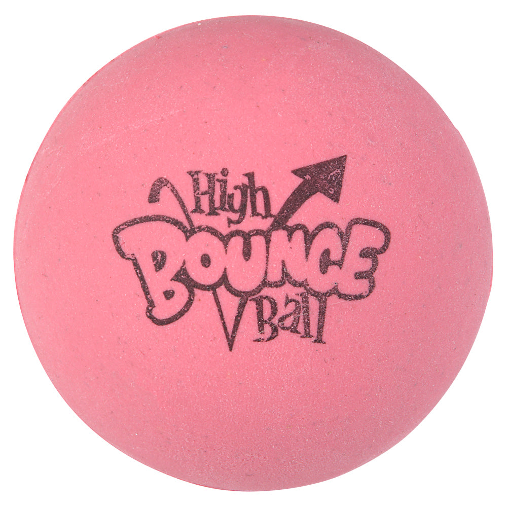 Rubber Pink High Bounce Ball -2.5" (12PC)