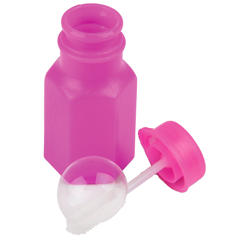 Mini Neon Bubble Bottle 0.3oz 1.75" - (48PC)