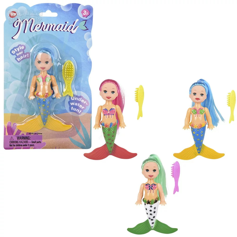Mermaid Figurine 5" - (Case Pack Quantity: 12) $2.16 per piece