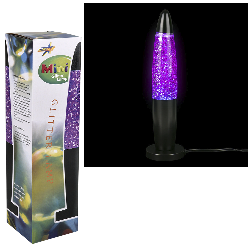 Mini Sparkle Lamp 12.5" - Purple (Case Pack Quantity: 1) $31.00 per piece