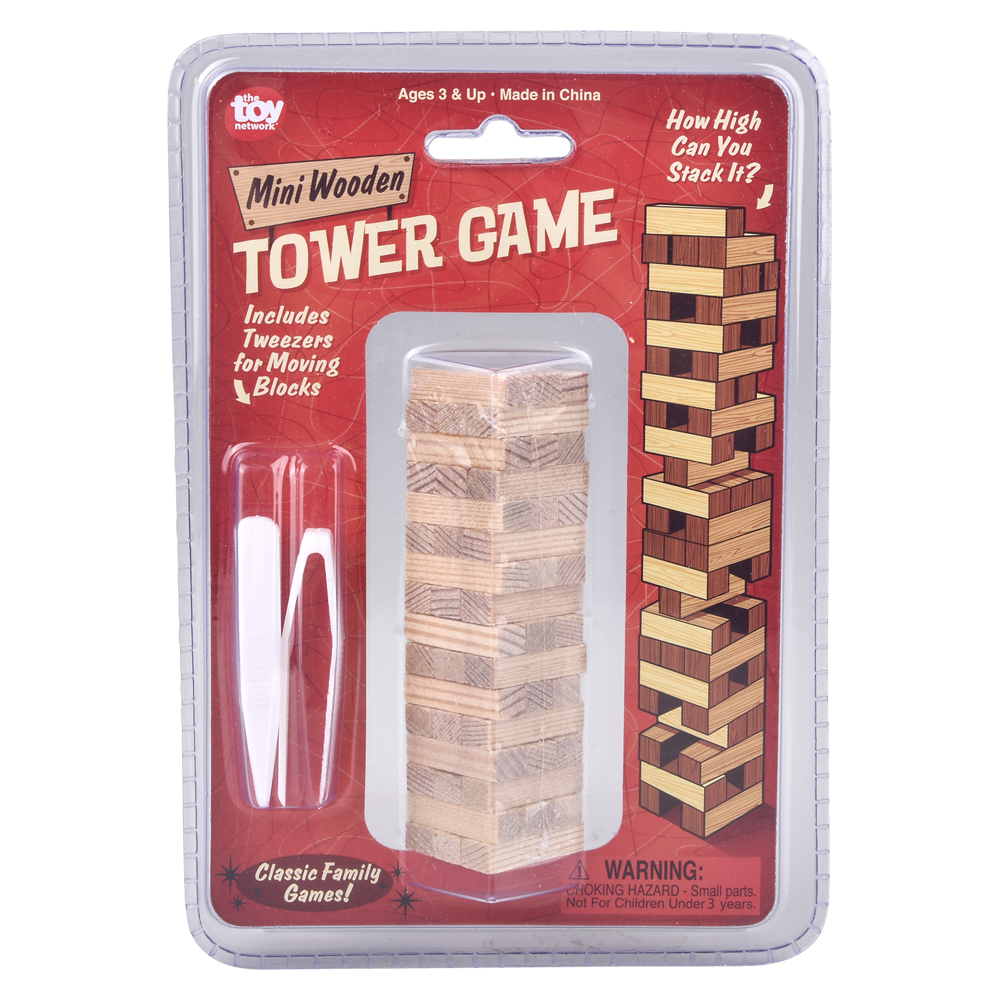 Mini Tumbling Towers Games 3.75" (Case Pack Quantity: 12) $3.83 per piece