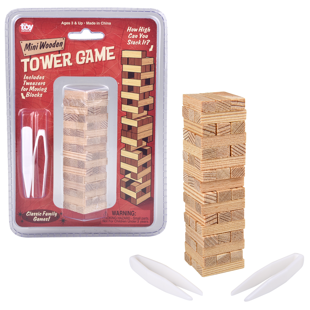 Mini Tumbling Towers Games 3.75" (Case Pack Quantity: 12) $3.83 per piece