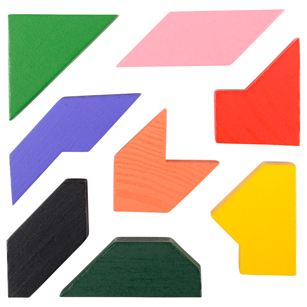 Wooden Tangram Puzzles- 4" (Case Pack Quantity: 24) $2.83 per piece