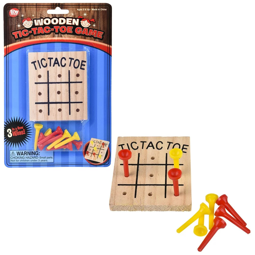 Wooden Tic-Tac-Toe Game - (Case Pack Quantity: 12) $1.83 per piece
