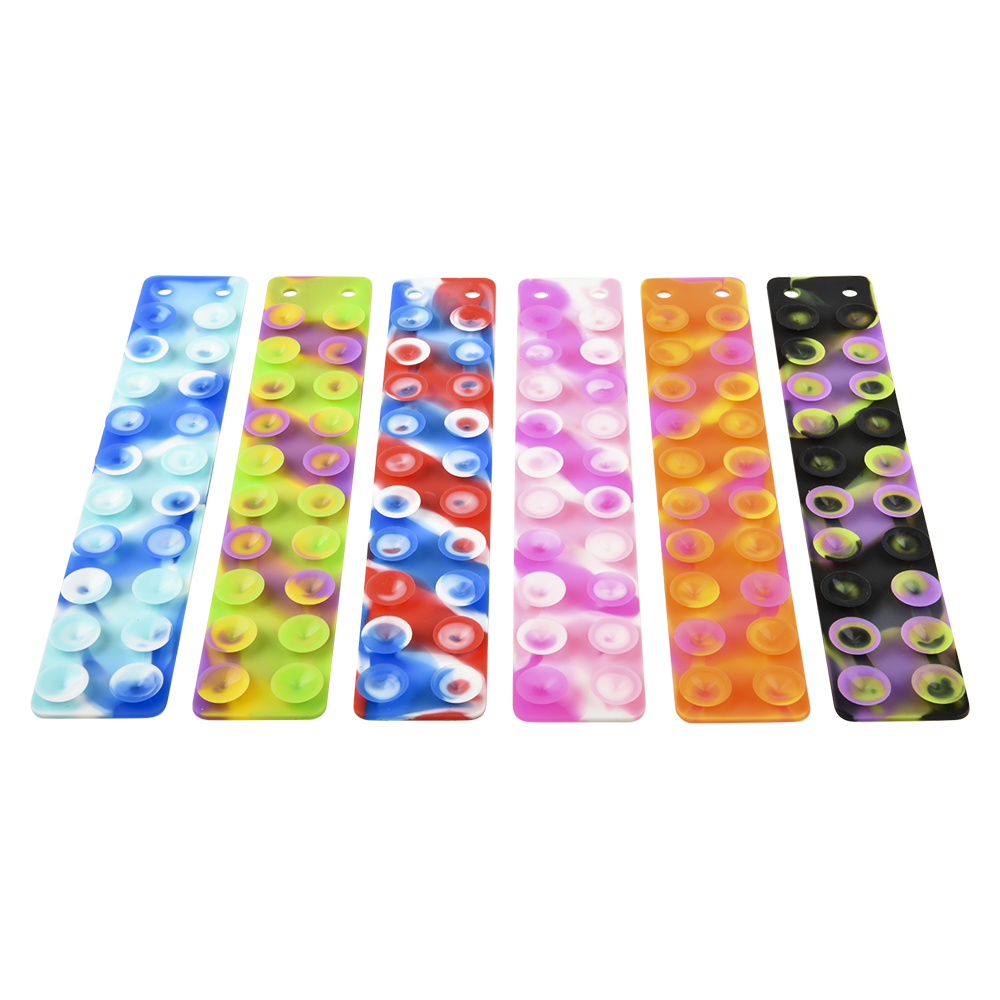 Suction Sticky Strips Silicone Bracelet - Tiedye (Case Pack Quantity: 24) $1.25 per piece