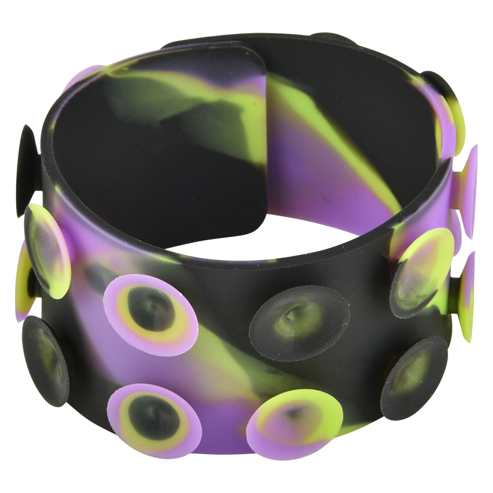 Suction Sticky Strips Silicone Bracelet - Tiedye (Case Pack Quantity: 24) $1.25 per piece