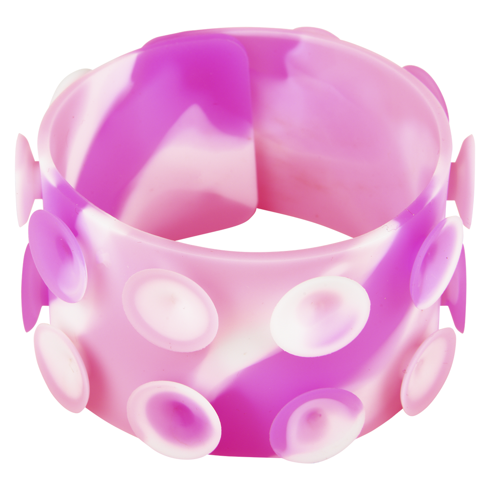 Suction Sticky Strips Silicone Bracelet - Tiedye (Case Pack Quantity: 24) $1.25 per piece