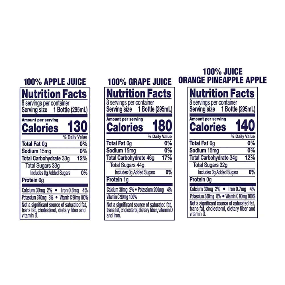 Welch's 100% Juice Variety Pack 10 fl. oz. - (24PC)