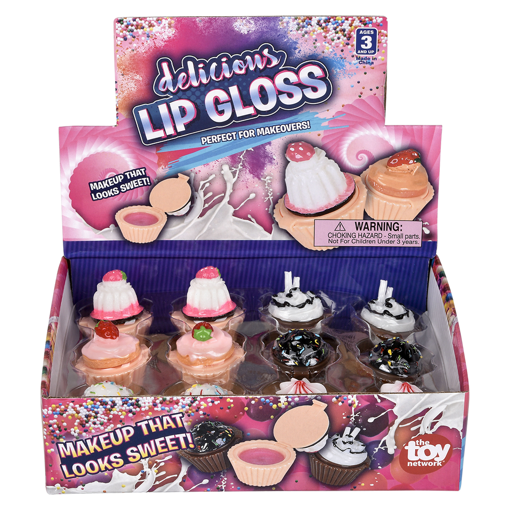 Cupcake Lip Gloss - (Case Pack Quantity: 12) $2.67 per piece
