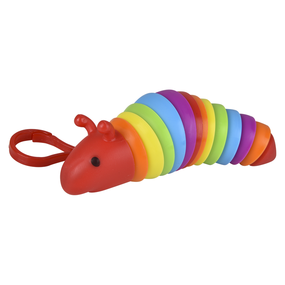 Sensory Wiggle Caterpillar Clip On 3.75" (Case Pack Quantity: 12) $2.50 per piece