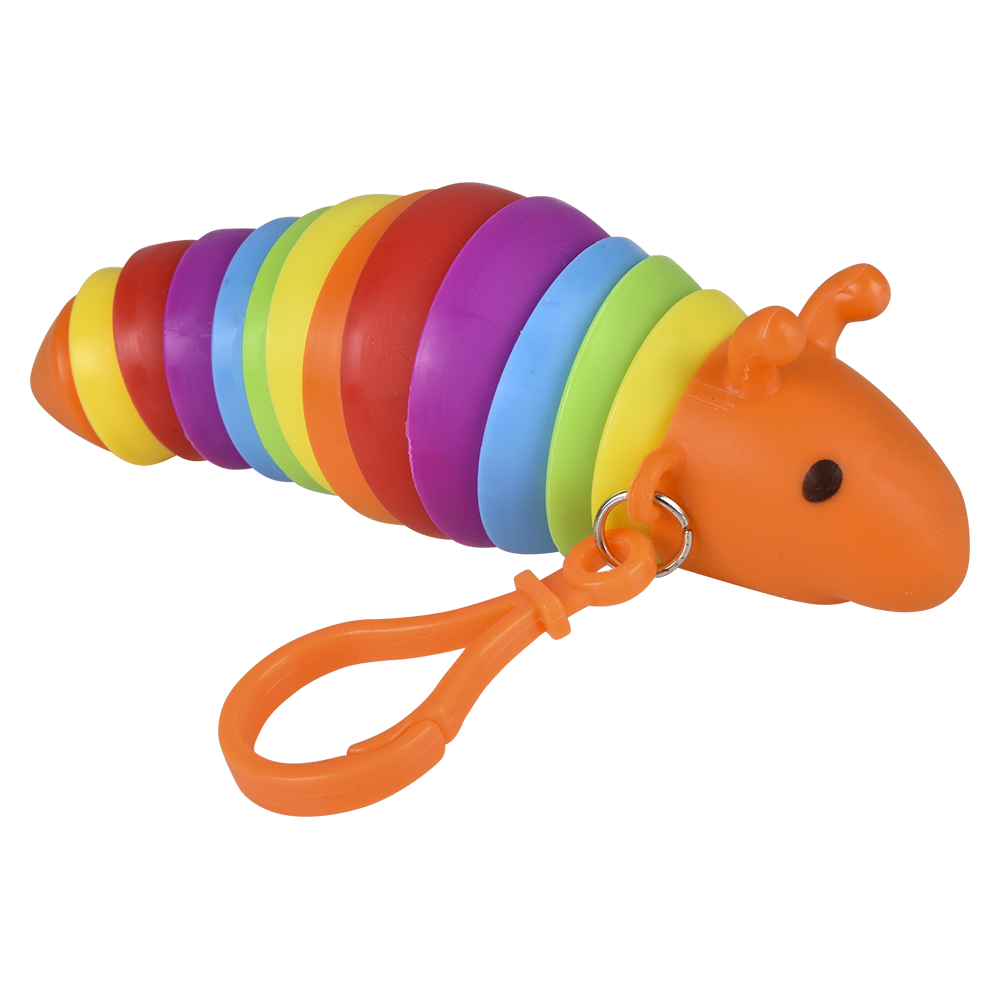 Sensory Wiggle Caterpillar Clip On 3.75" (Case Pack Quantity: 12) $2.50 per piece