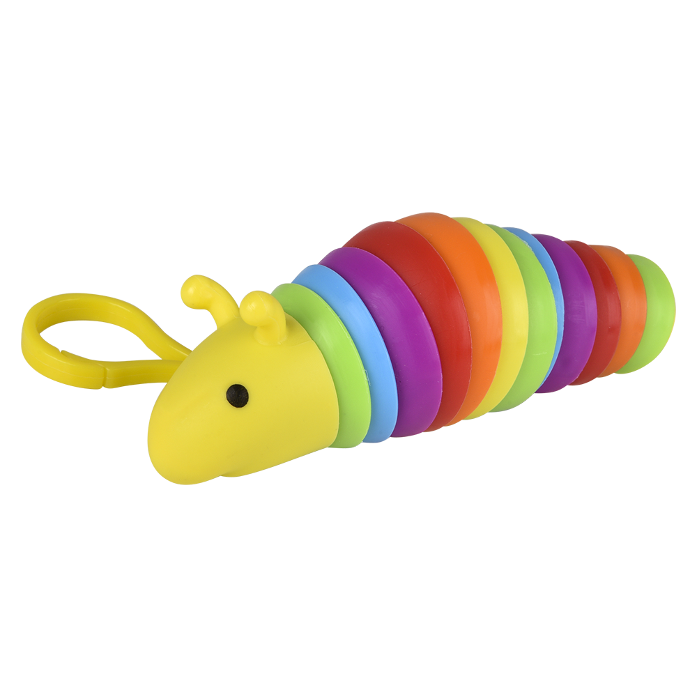 Sensory Wiggle Caterpillar Clip On 3.75" (Case Pack Quantity: 12) $2.50 per piece