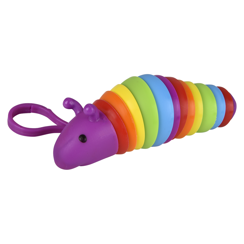 Sensory Wiggle Caterpillar Clip On 3.75" (Case Pack Quantity: 12) $2.50 per piece