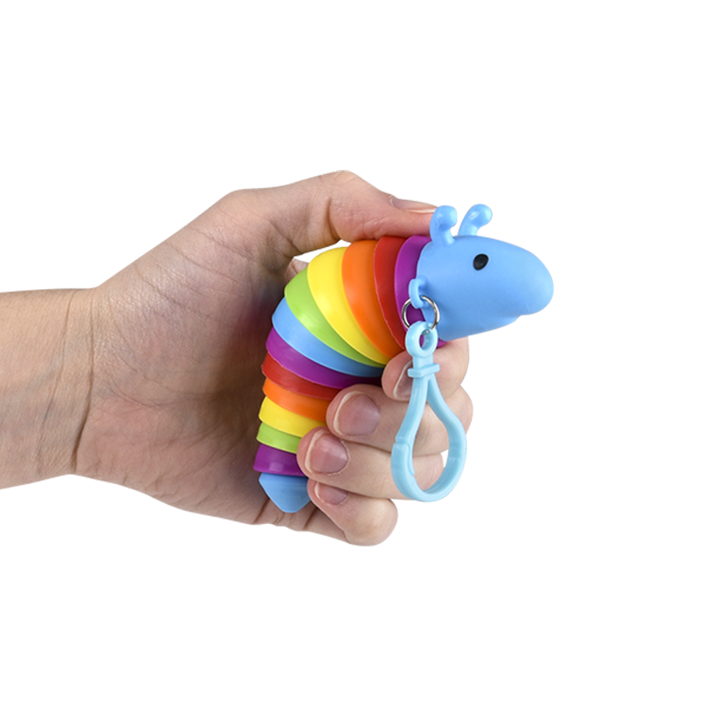 Sensory Wiggle Caterpillar Clip On 3.75" (Case Pack Quantity: 12) $2.50 per piece