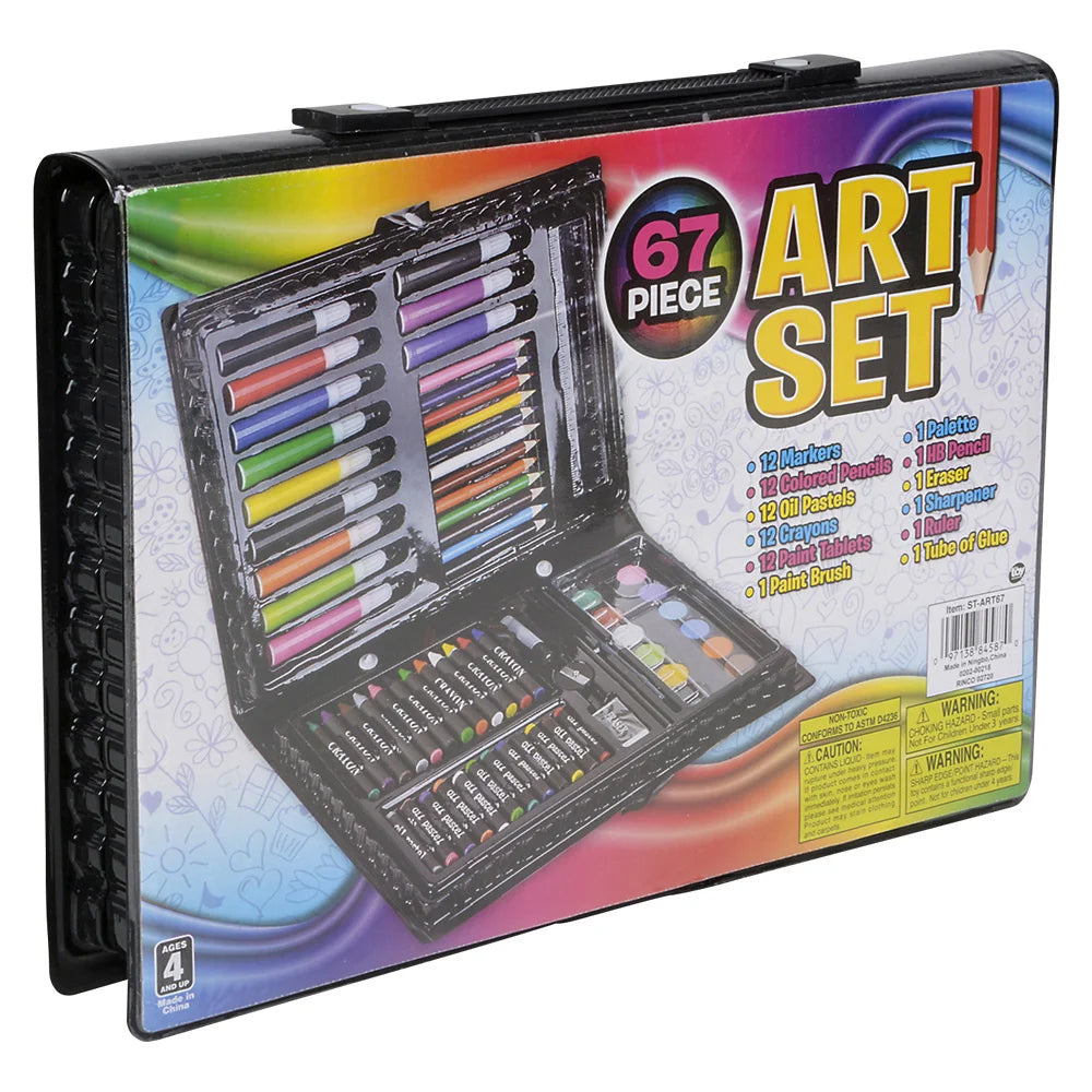 67 PC Art Set - (Case Pack Quantity: 1) $14.00 per piece