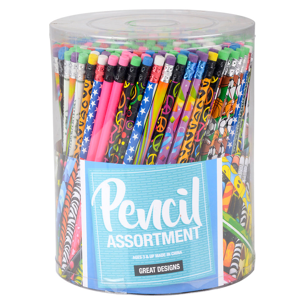 Pencils Fun Patterns - (Case Pack Quantity: 288) $0.23 per piece