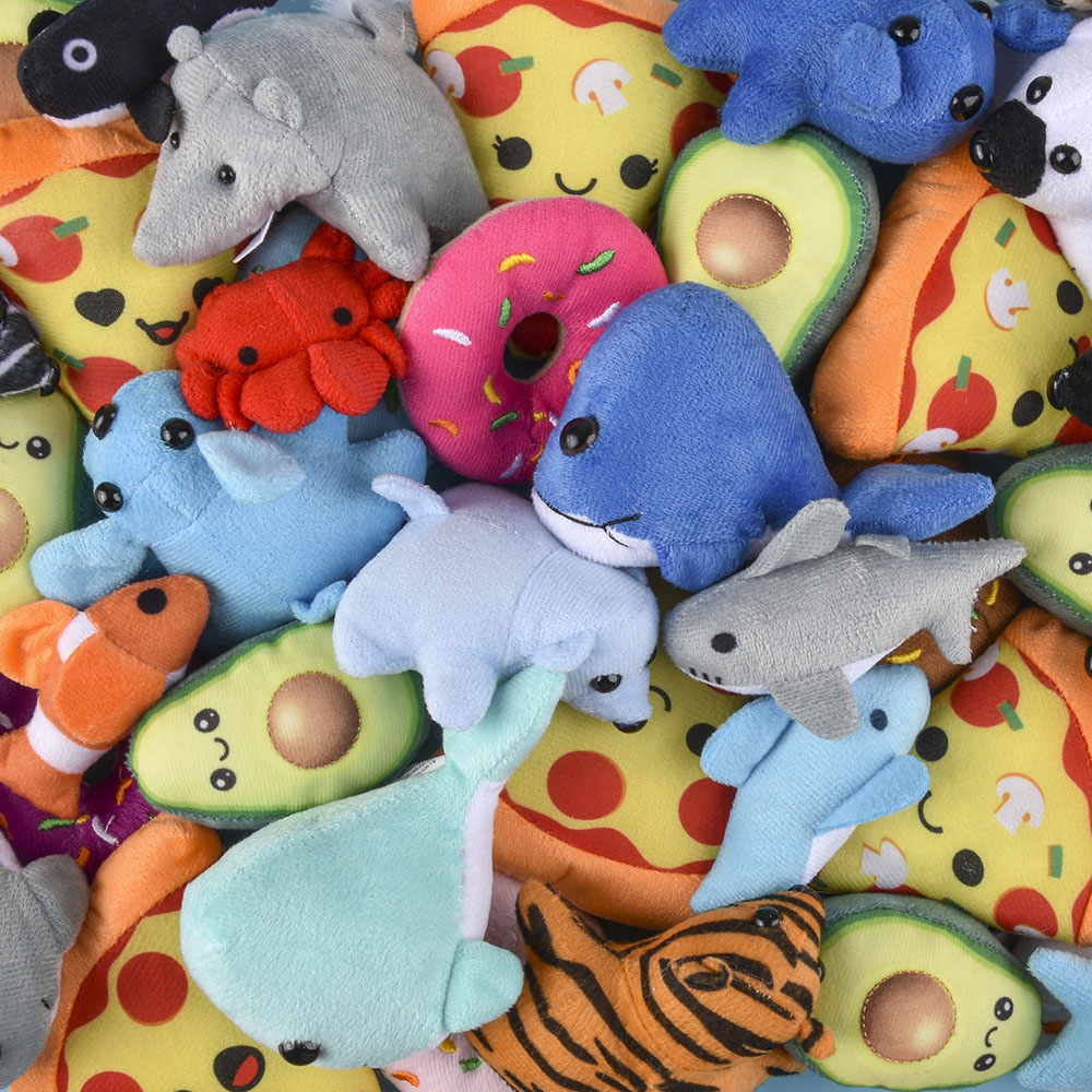 Mini Plush Assortment 3-4" - (Case Pack Quantity: 36) $1.33 per piece