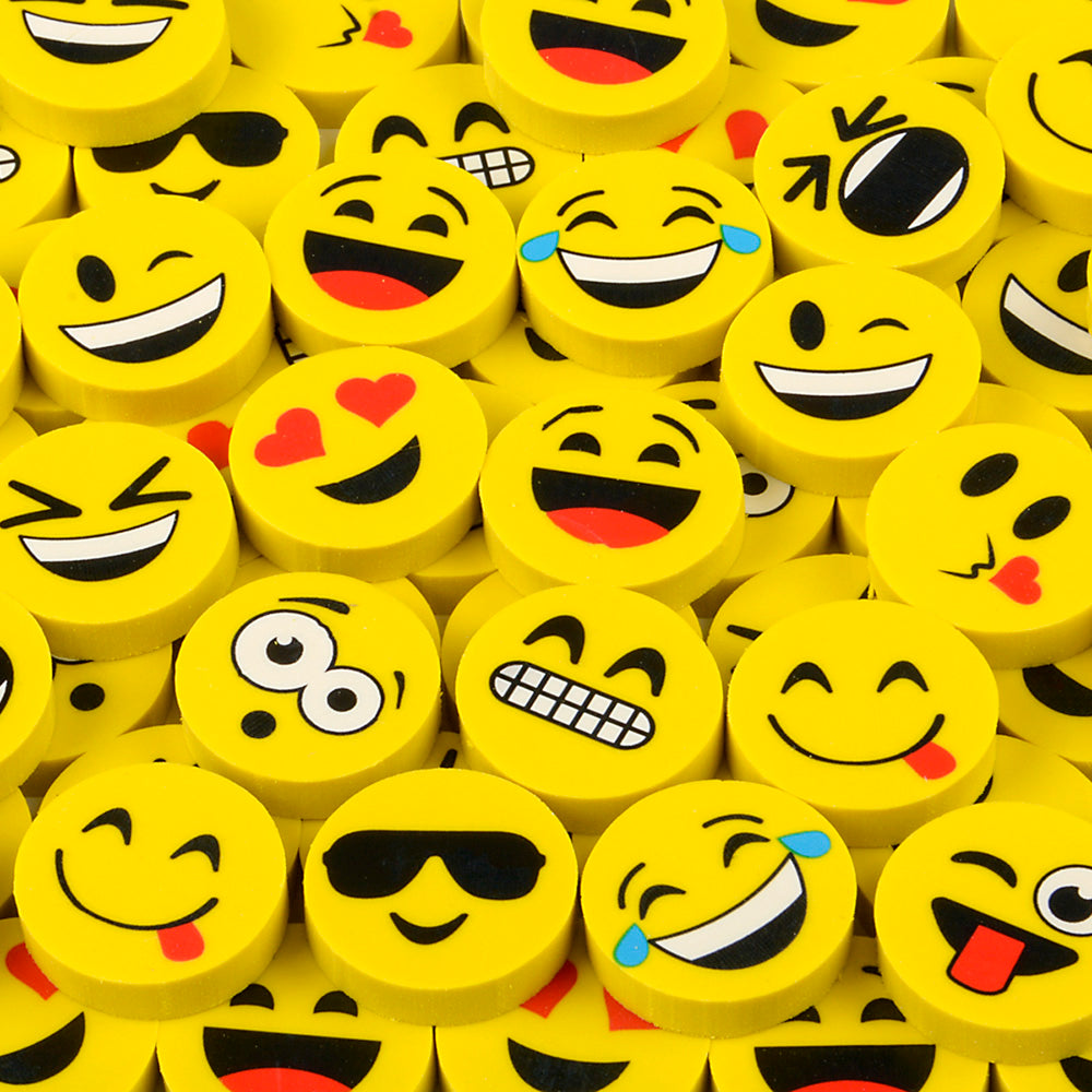 Emoticon Eraser - (72PC)