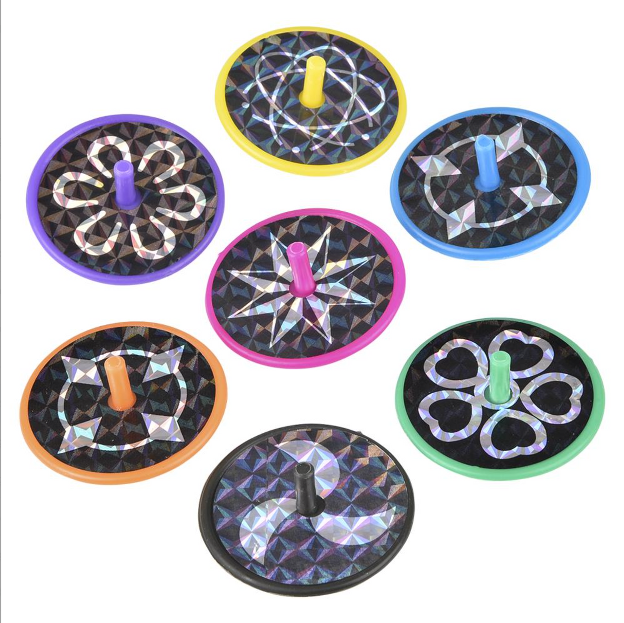 Laser Spin Top 1.5" - (Case Pack Quantity: 144) $0.13 per piece