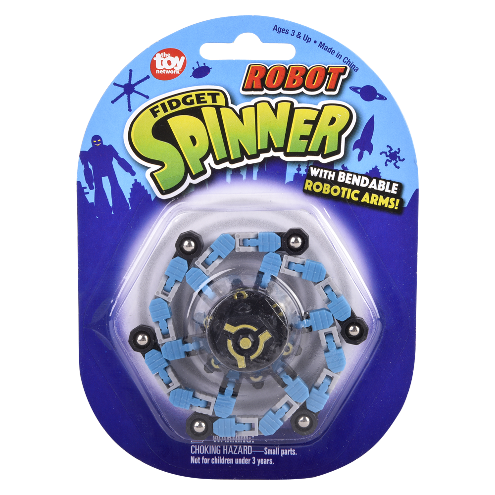 Robot Spinners 5" - (Case Pack Quantity: 12) $2.66 per piece