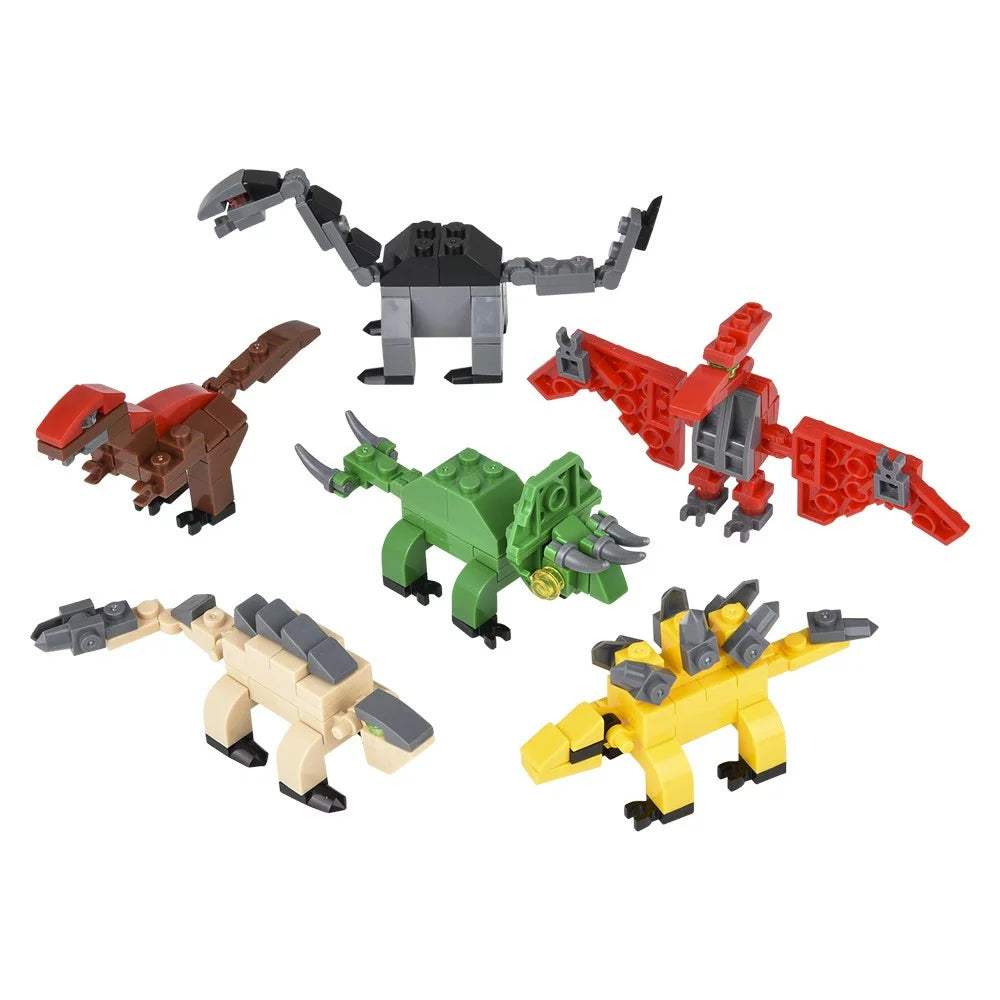 Dinosaur Building Block Egg 3" - (12PC)
