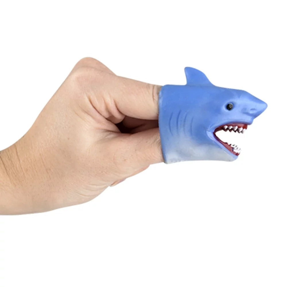 Stretchy Shark Finger Puppet 2" - (24PC)