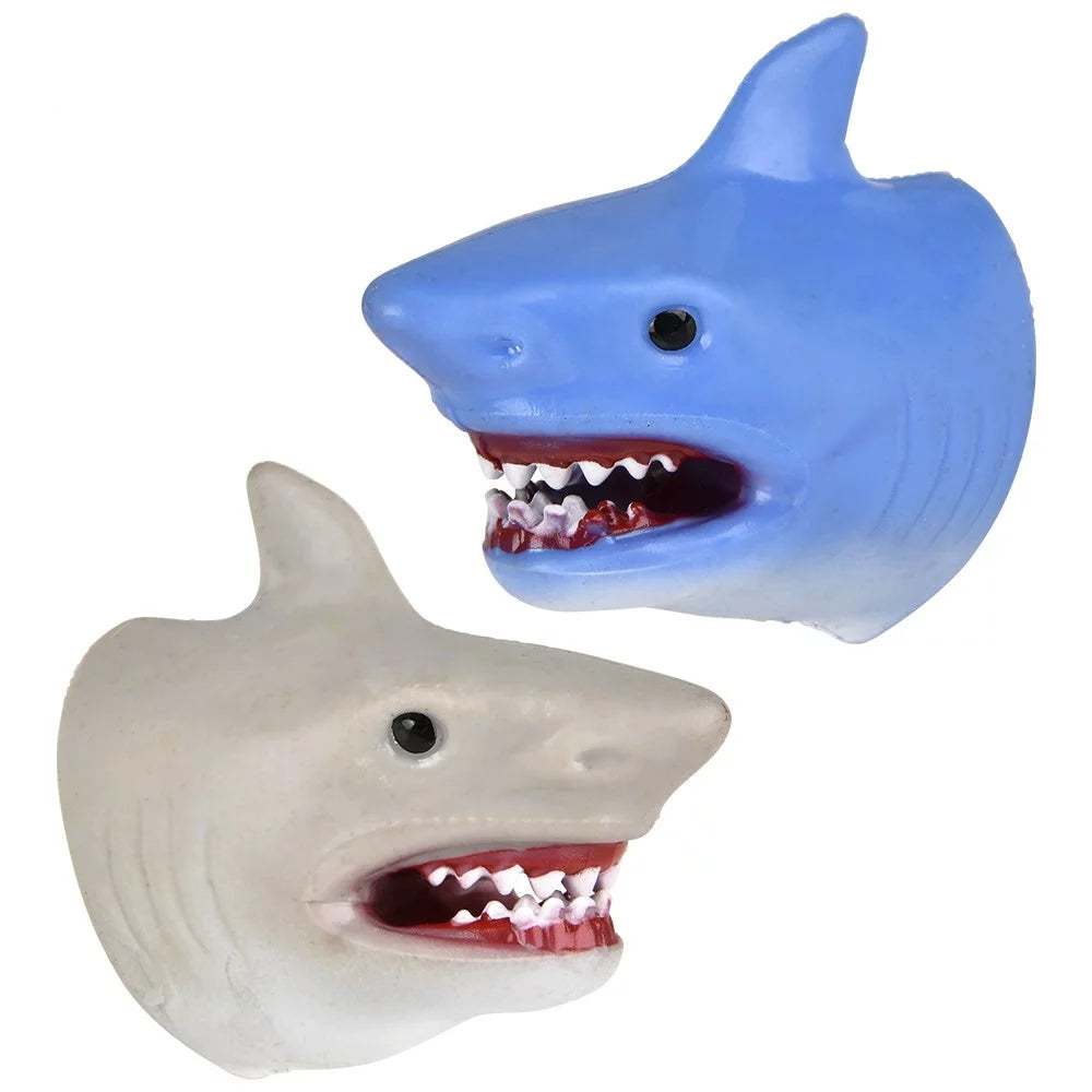 Stretchy Shark Finger Puppet 2" - (24PC)
