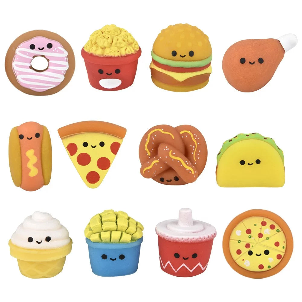 Squishy Fast Food Assortment 1.5" - (Case Pack Quantity: 24) $0.96 per piece