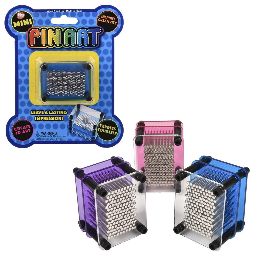 Mini Pin Art Game 2.33"x1.75" (Case Pack Quantity: 12) $4.66 per piece
