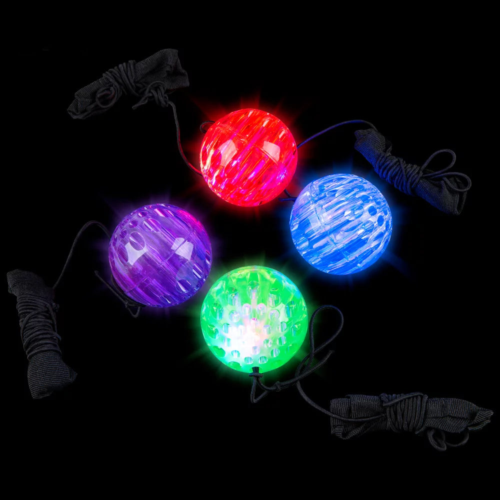 Wrist Band Return Ball Light Up 2.25" - (12PC)