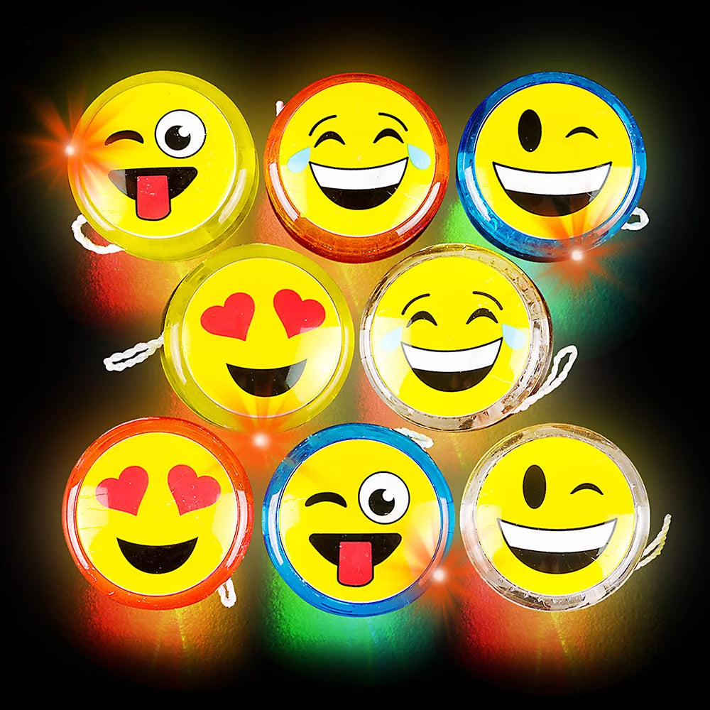 Flashing Emoticon Yoyo - 2" (12PC)