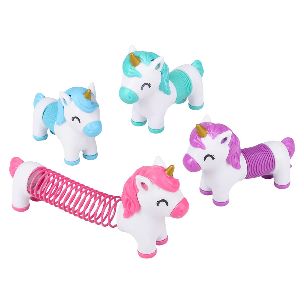 Rainbow Spring Unicorn - 4.7" (Case Pack Quantity: 12) $1.75 per piece