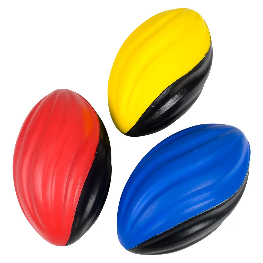 Two-Tone Foam Spiral Football 5" - (Case Pack Quantity: 1) $3.50 per piece