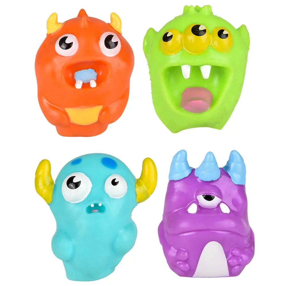 Stretchy Monster Finger Puppet 2" (24 PC)
