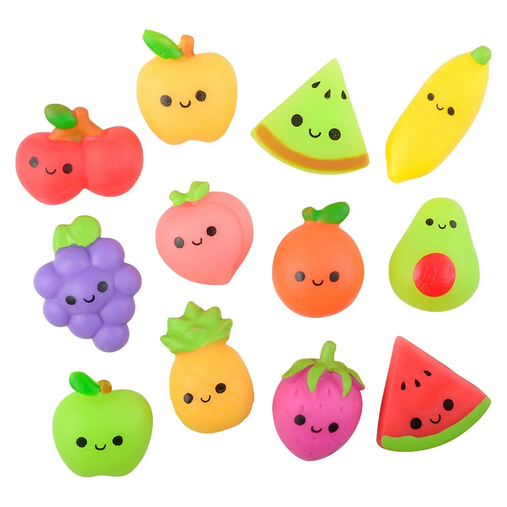 Squishy Fruit Assortment 1.5" (Case Pack Quantity: 24) $1.04 per piece
