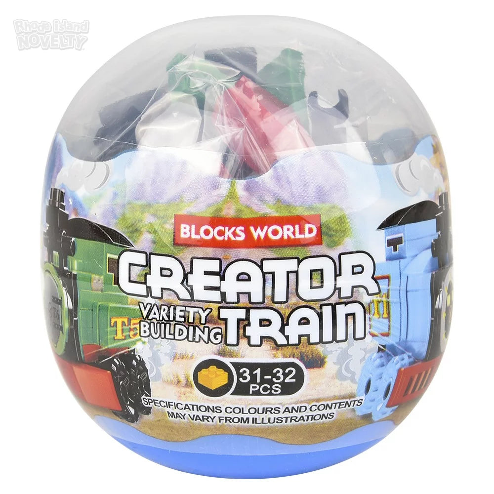 Building Block Train Assortment 3" - (Case Pack Quantity: 12) $2.08 per piece