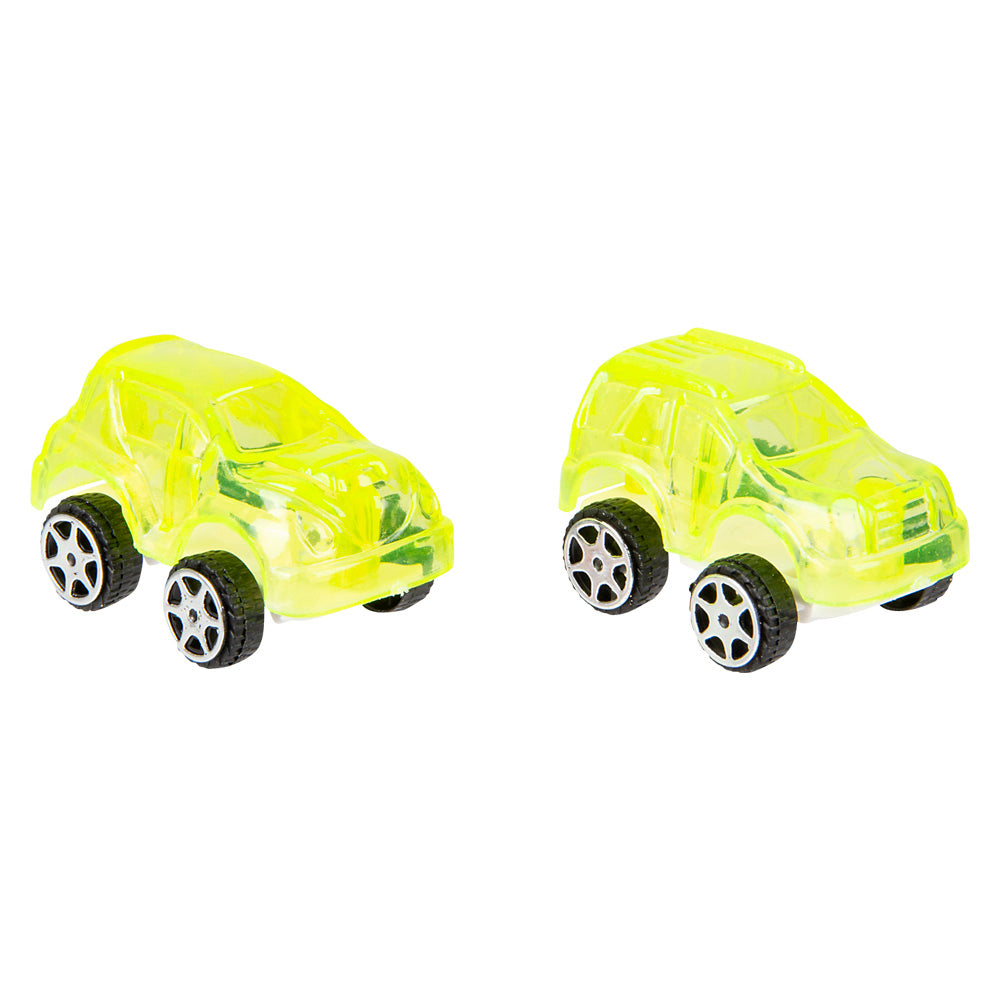 Mini Transparent Action Cars 8 Pack - (12PC)