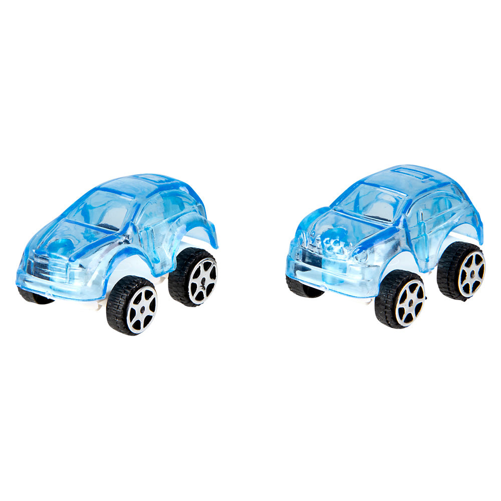 Mini Transparent Action Cars 8 Pack - (12PC)