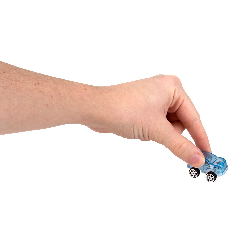 Mini Transparent Action Cars 8 Pack - (12PC)