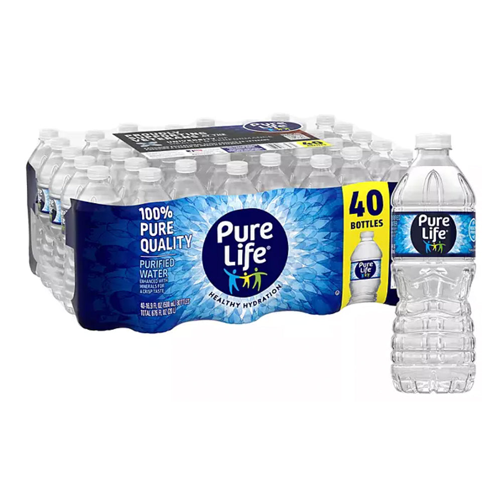 Pure Life Purified Water 16.9 fl. oz. - (40PC)