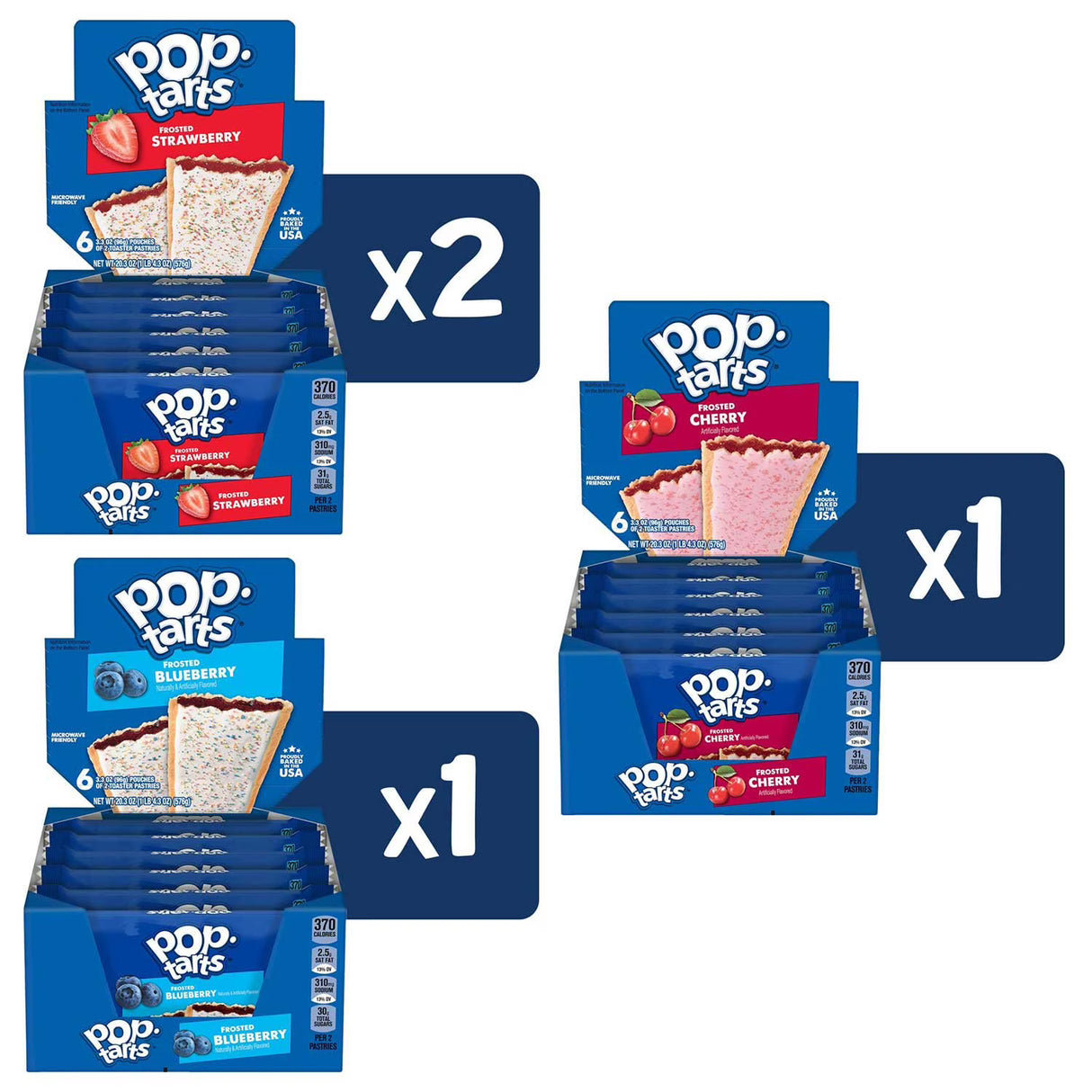 Pop-Tarts Frosted Variety Pack, 48 ct.