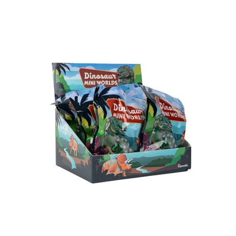 Dinosaur Mini Worlds, Miniature Dino Figurine Toys